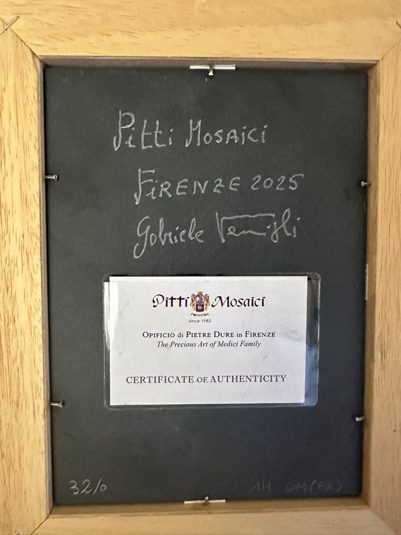 【1/9まで限界値下げ】　大理石　イタリア　アート pitti mosaici