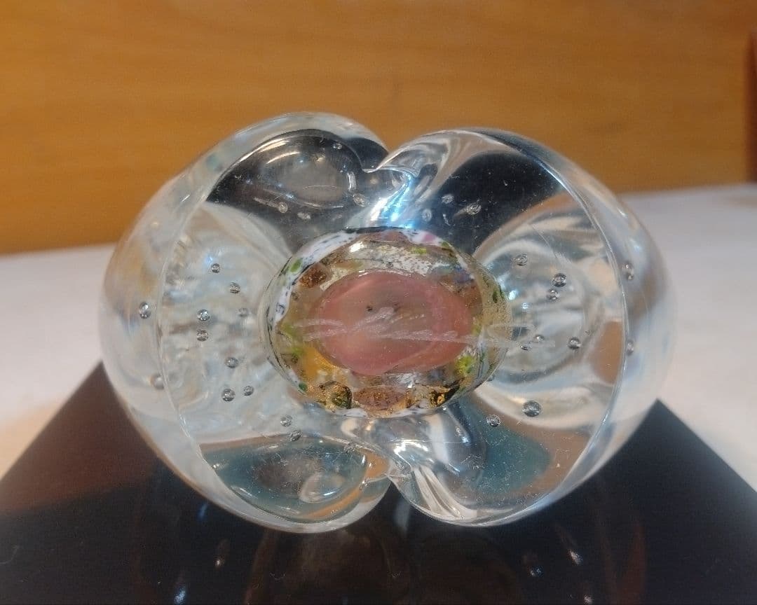 グラスアート黒木 ◆ 干支 辰 ◆ 黒木国昭 ガラス工芸 ◆ 金彩象嵌 光琳