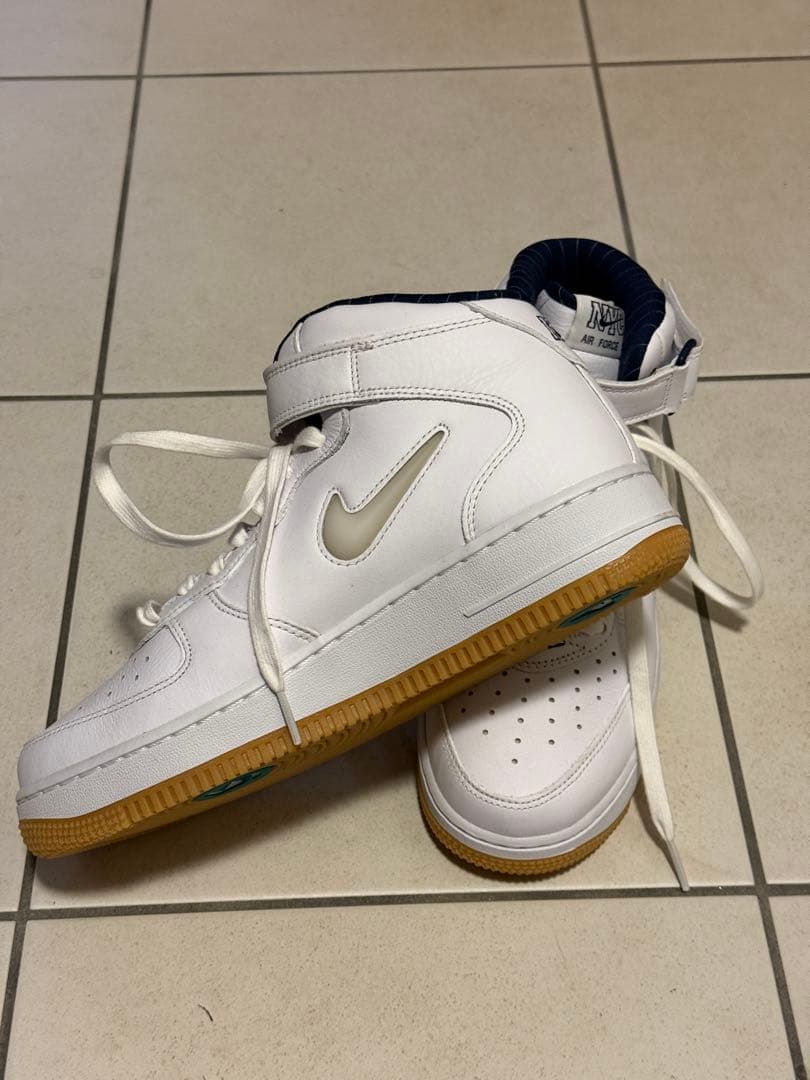 シューズ(男性用) Nike Air Forcc 1 Mid NYC White