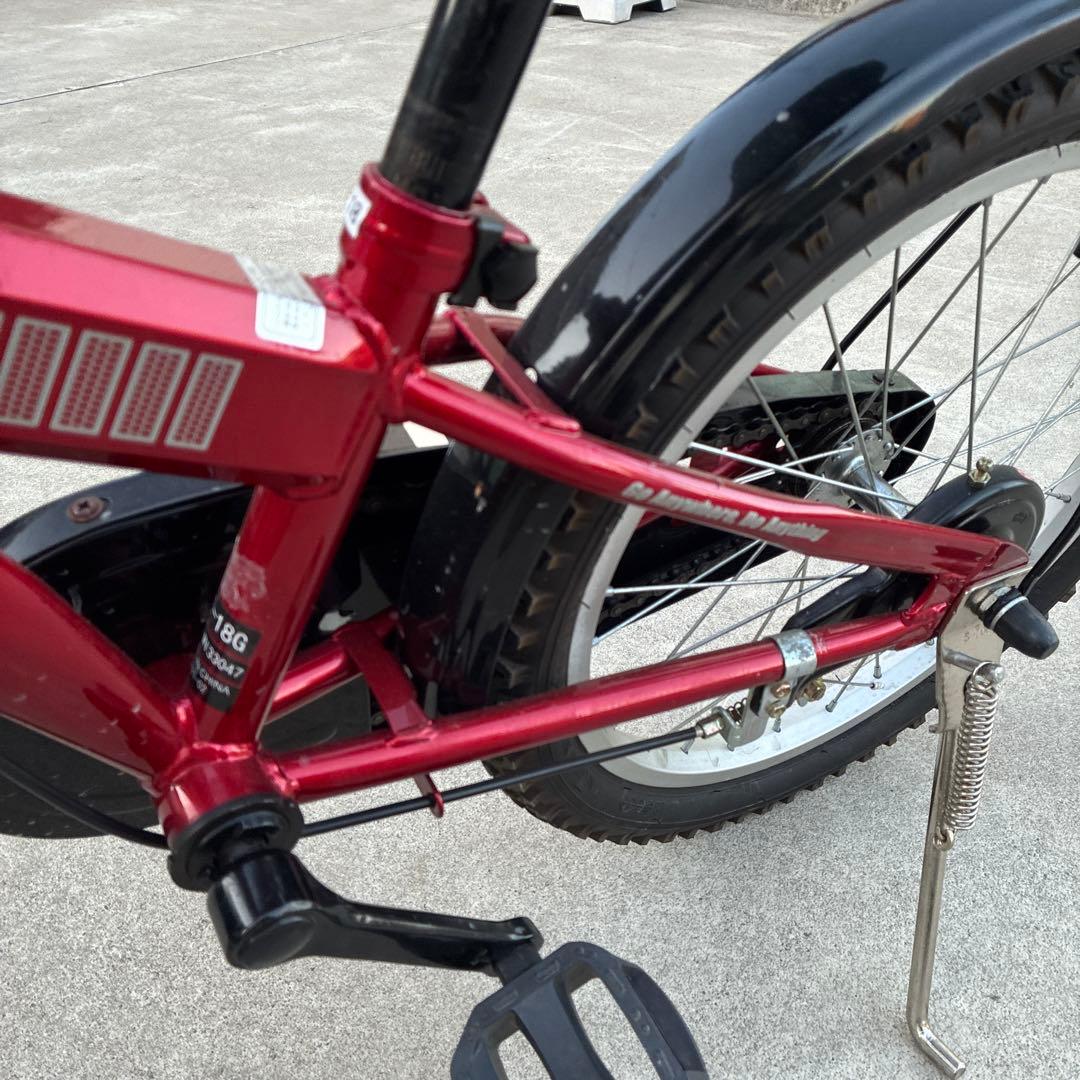 JEEP子供用自転車　18インチ　赤　直接引き取り