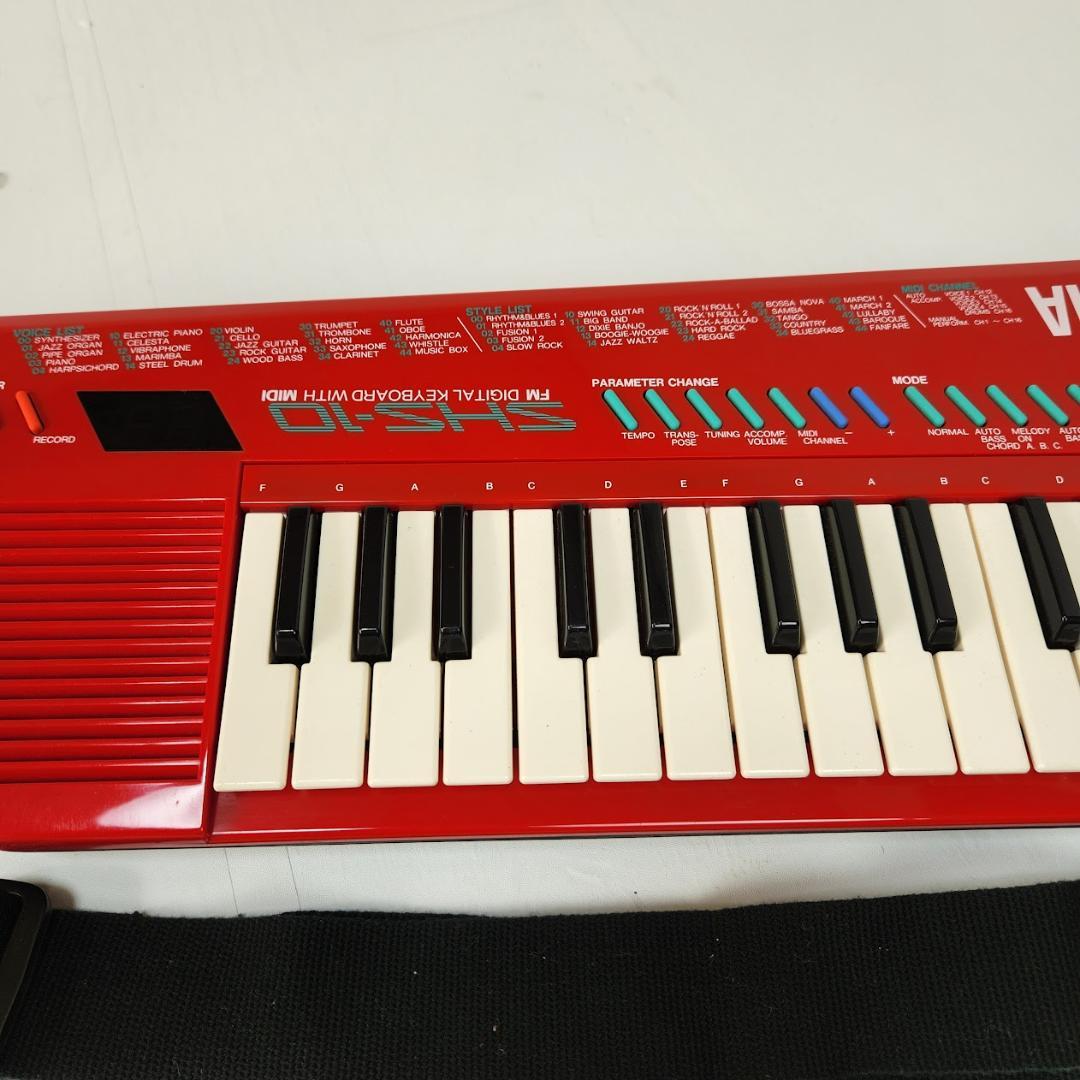 YAMAHA SHS-10R ショルキー レッド ショルダーキーボード MIDI