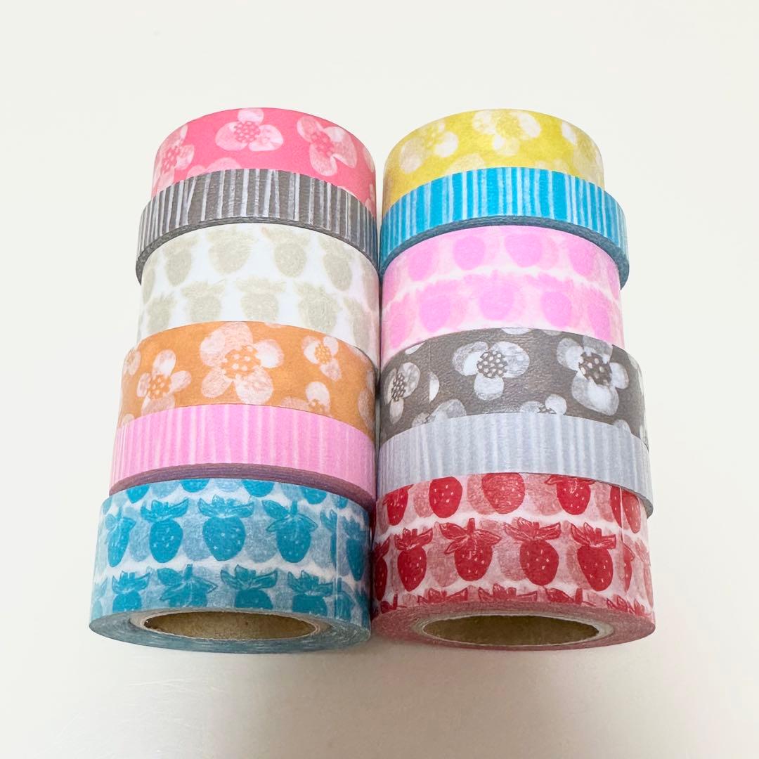 マークス 廃盤マスキングテープ ポゥ ム ポゥ 中古 12本セット