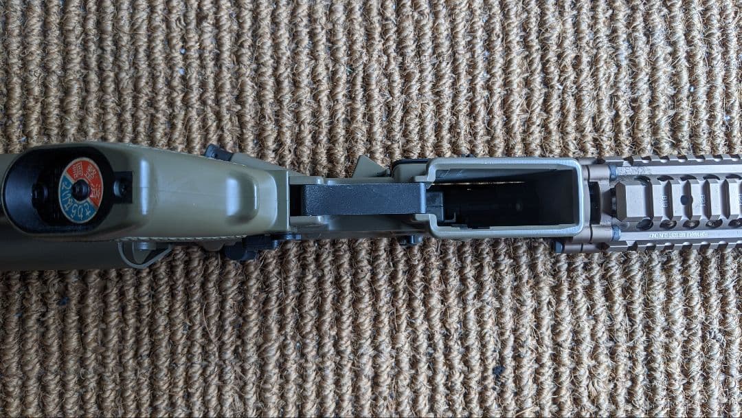 次世代電動ガンレシーライフル　　　 タンカラー ピカティニーレール