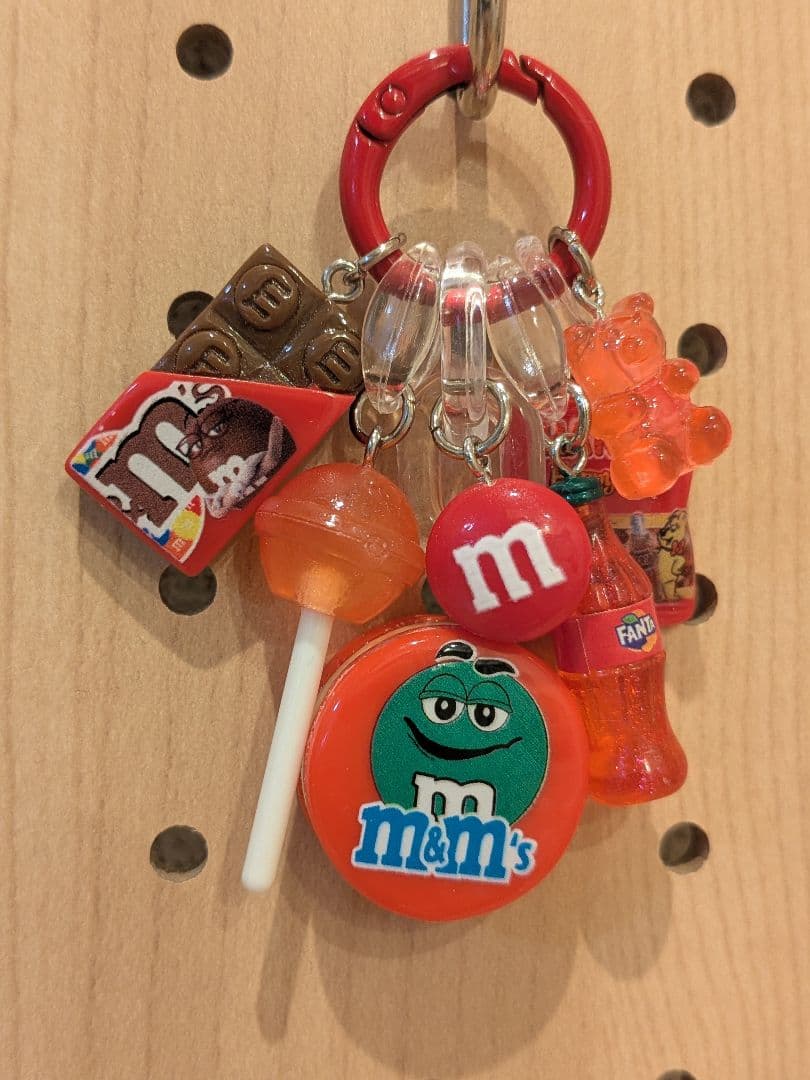 じゃらじゃらキーホルダーmini（A92）赤　推しカラー