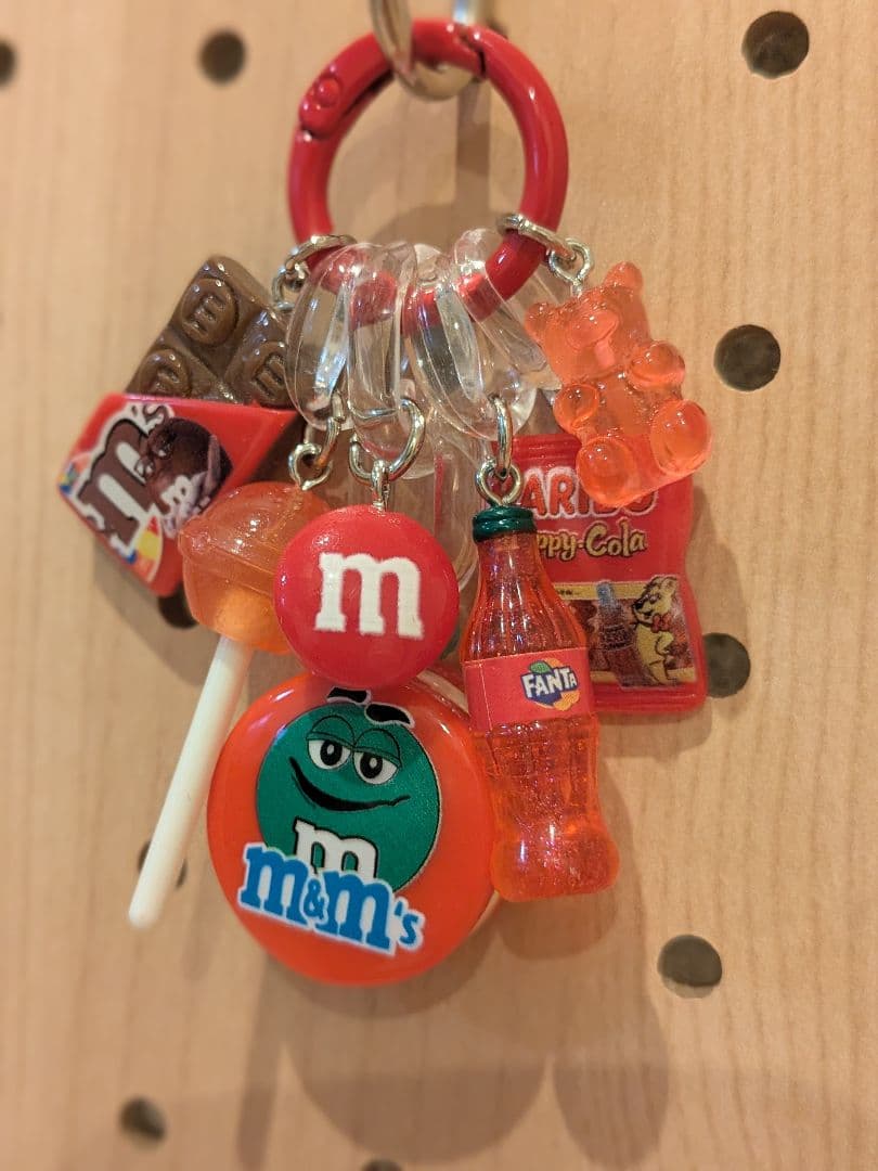 じゃらじゃらキーホルダーmini（A92）赤　推しカラー