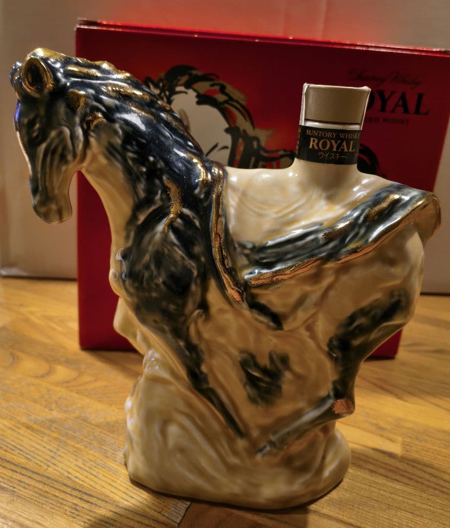 【未開封】SUNTORY ローヤル ウイスキー 干支ボトル2014 午年