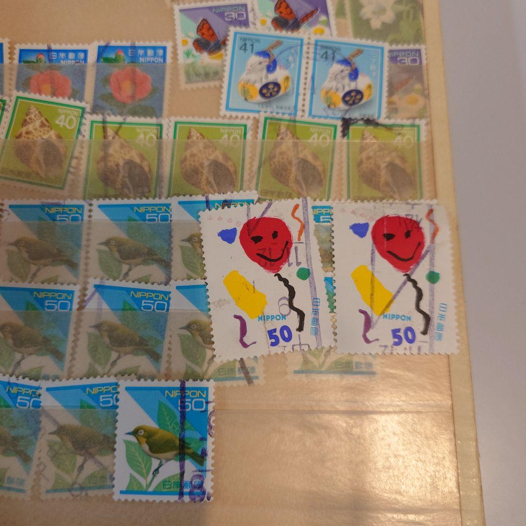 日本 使用済切手 コレクション　ページ1 84枚まとめ売り