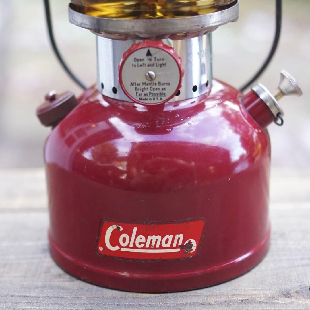 美品！1961/10製造　コールマン200A バーガンディー