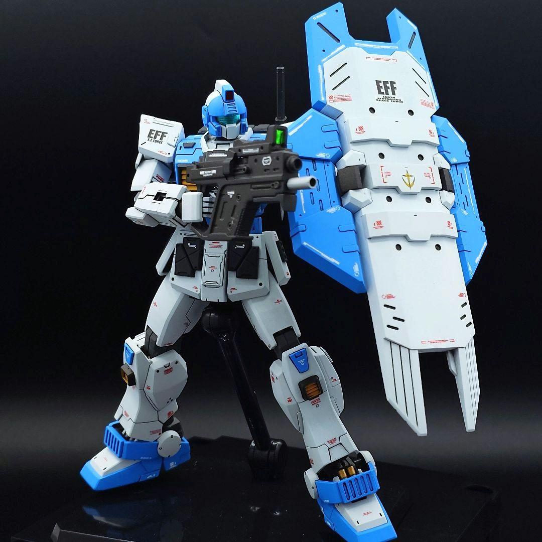 HGUC 1/144　ジムガードカスタム試作型　全塗装完成品