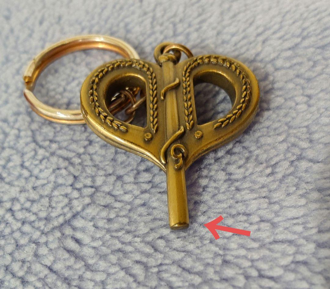 当時物 ローゼンメイデン キーホルダー ゼンマイ型 キーチャーム