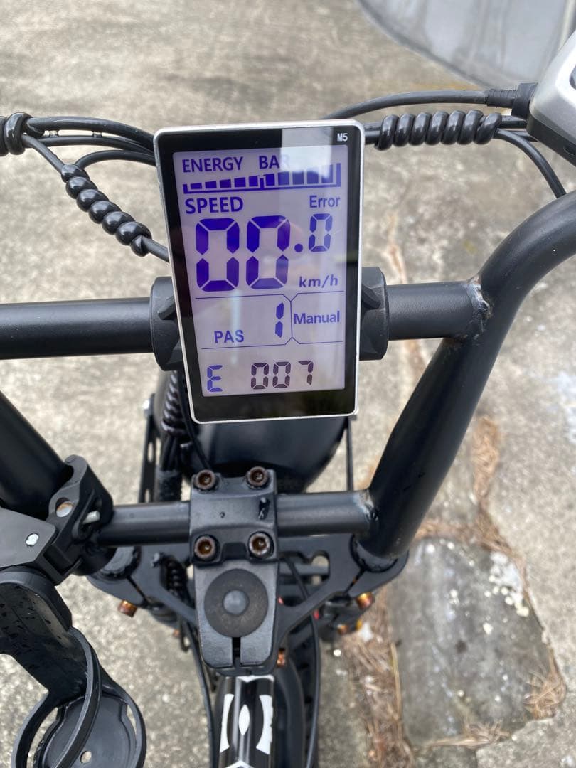 電動アシスト自転車 ファットタイヤ ブラック 「PAIMINN」 不動車