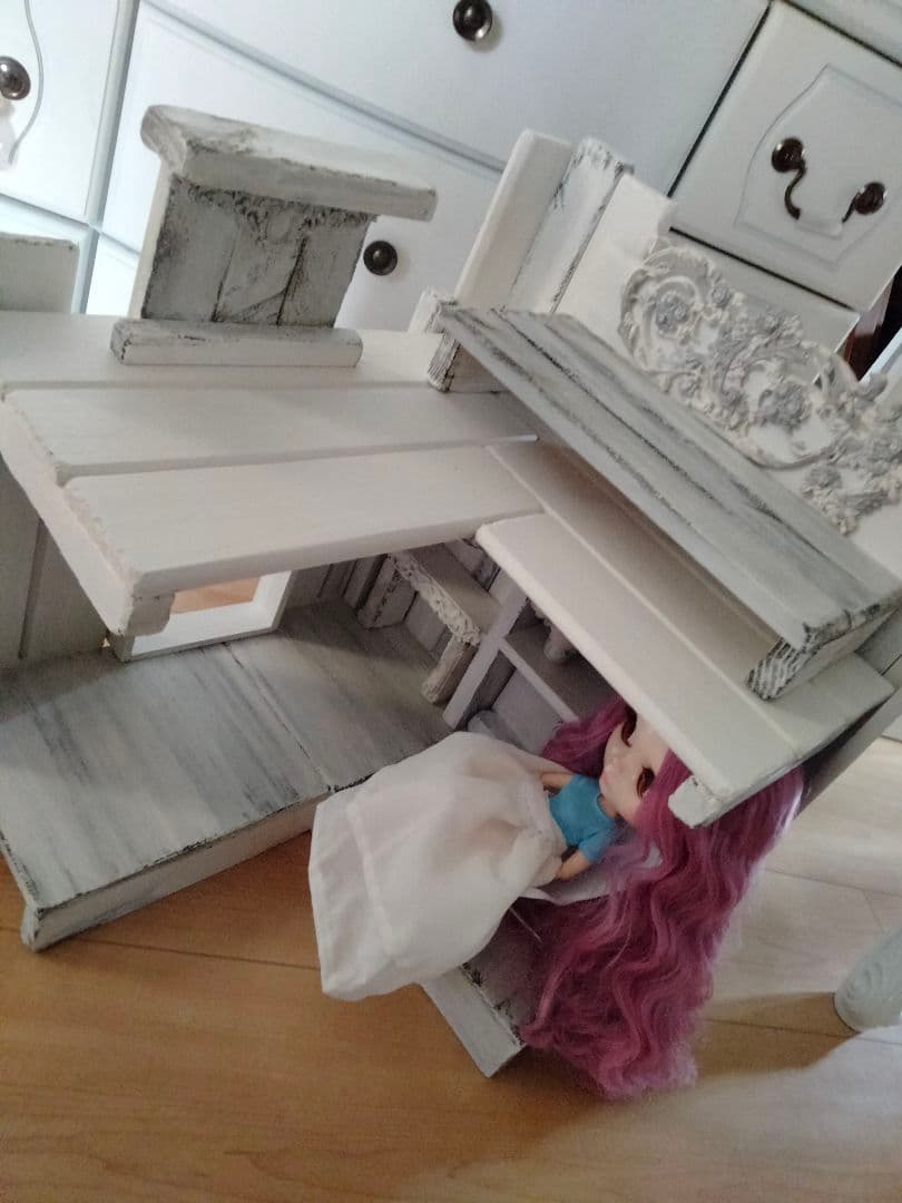 作家さん シャビーシック アンティーク ロココ ヨーロピアン ドールハウスセット