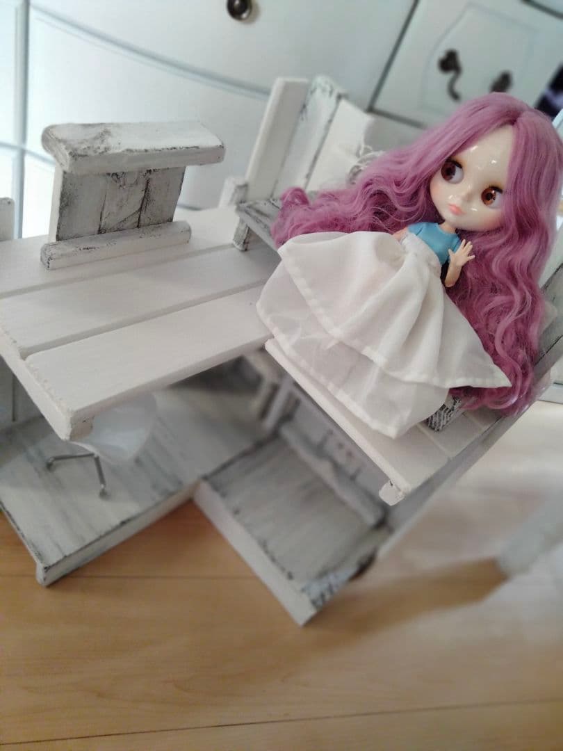 作家さん シャビーシック アンティーク ロココ ヨーロピアン ドールハウスセット