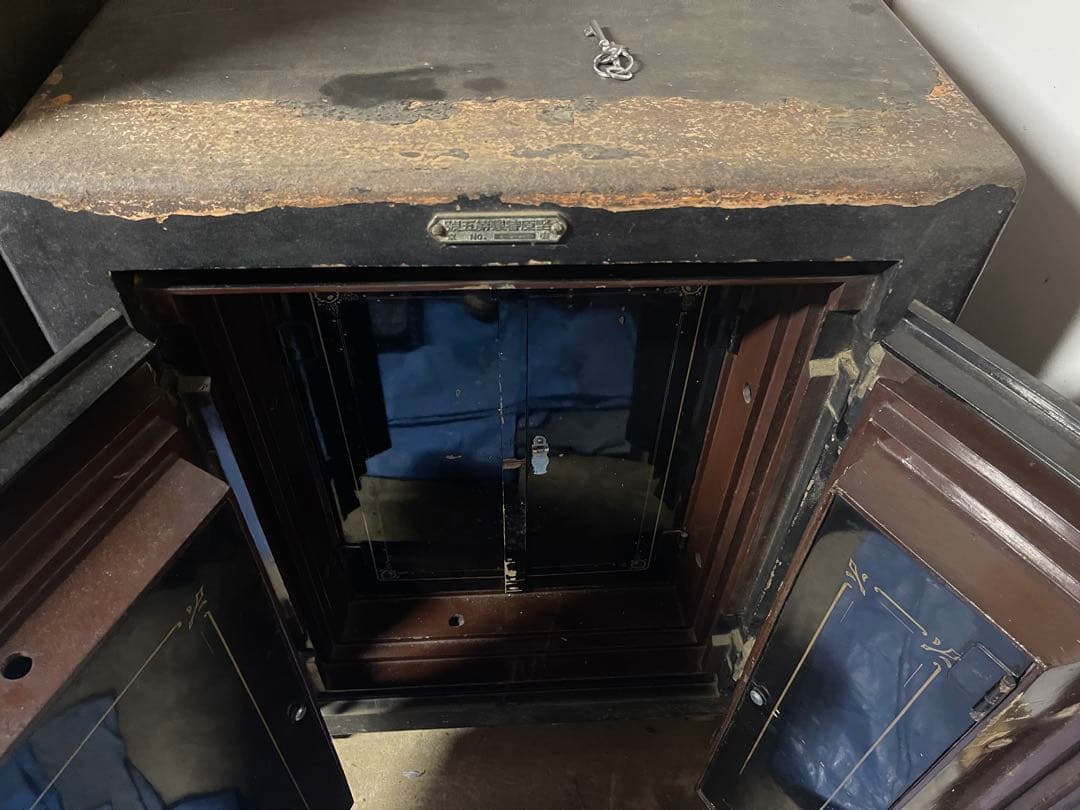 レトロアンティークヴィンテージ大型金庫