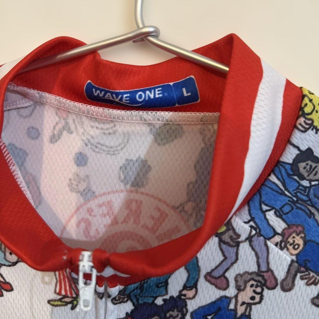 【新品・定価: 14,850円】サイクルジャージ ウォーリーを探せ Lサイズ