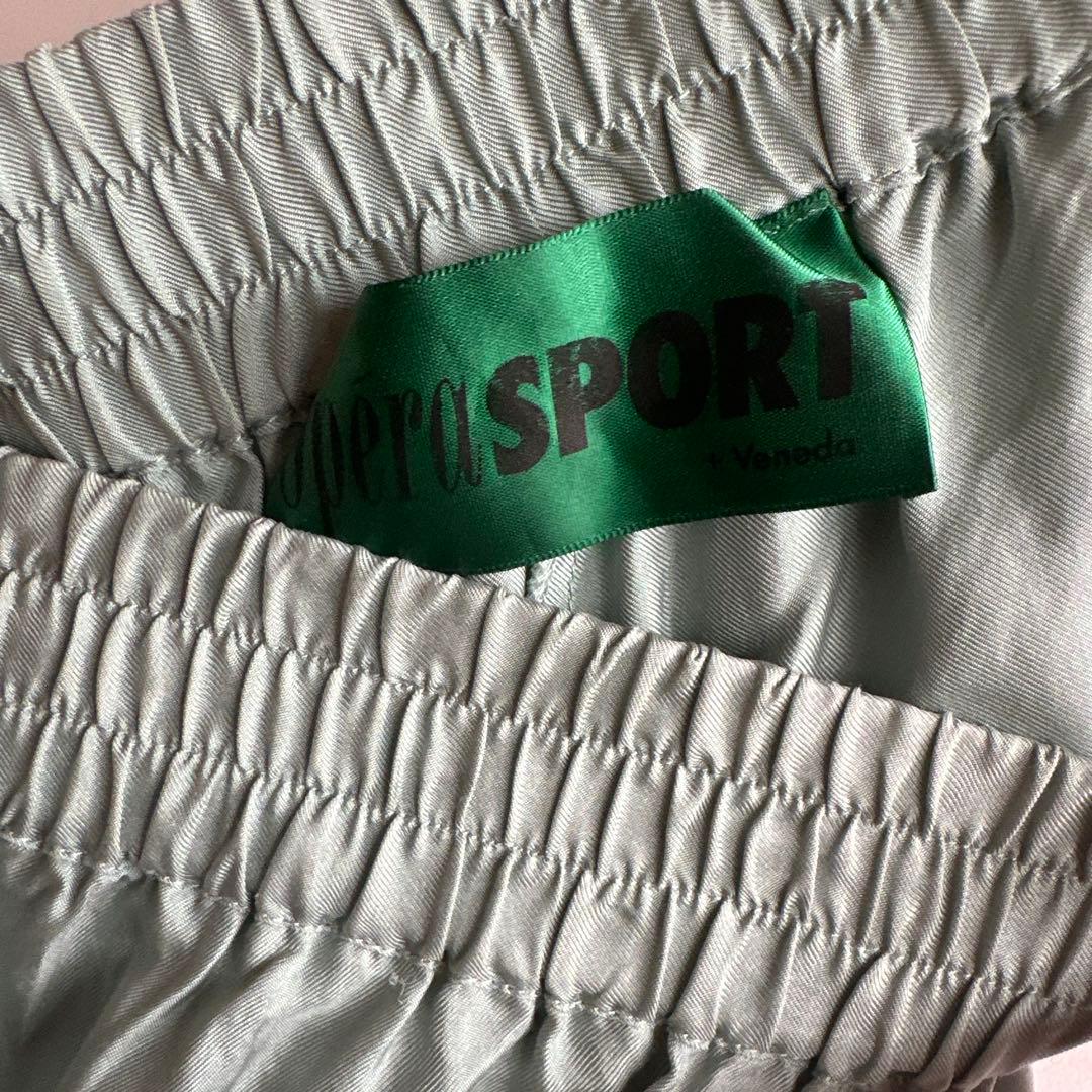 Opera sport +veneda ミントグリーン ハーフパンツ シルク