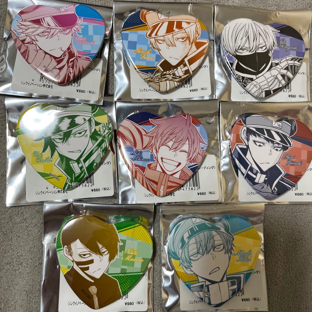 コンプリート　桃源暗鬼　ハート　缶バッジ