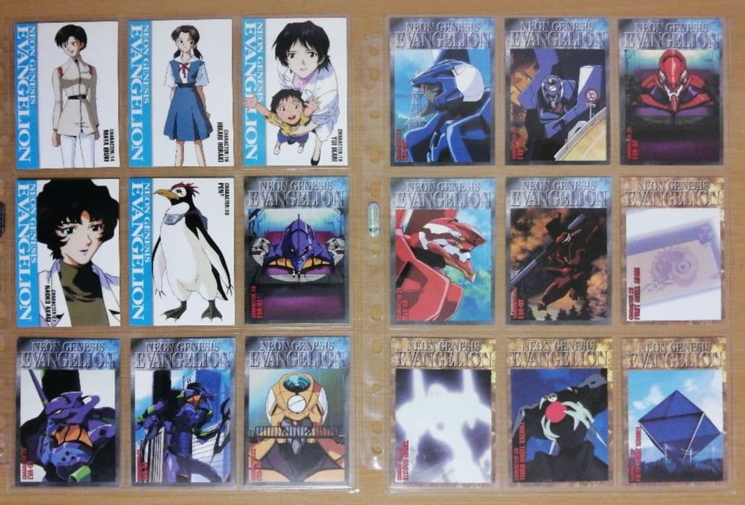 カードダスマスターズ新世紀エヴァンゲリオン第壱集 ノーマルカード 126種類