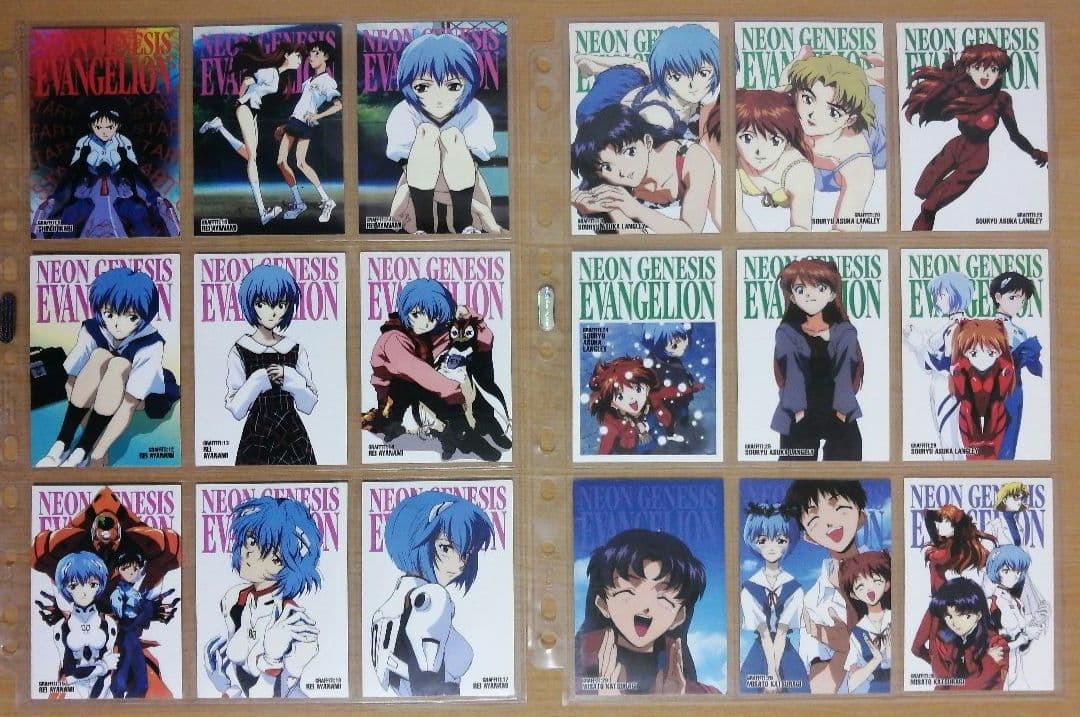 カードダスマスターズ新世紀エヴァンゲリオン第壱集 ノーマルカード 126種類