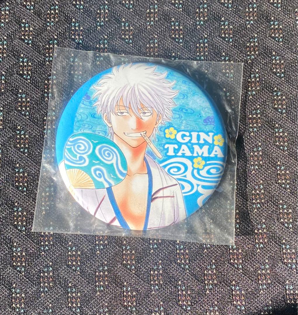 激レア　銀魂 坂田銀時 缶バッジ　ジャンプステーション沖縄限定