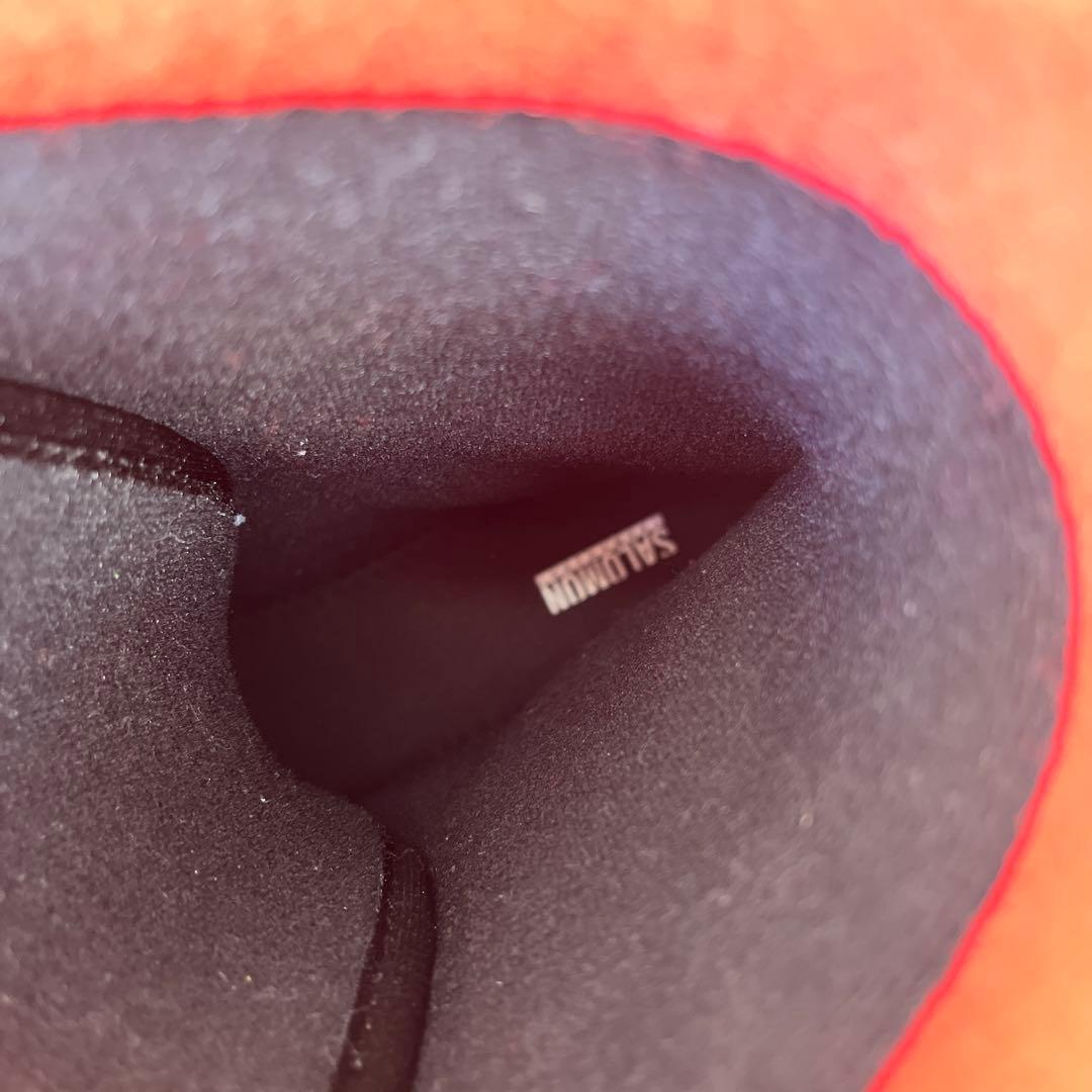 極上！超美品！！SALOMON スノーボードブーツ 黒/赤　一度のみ使用