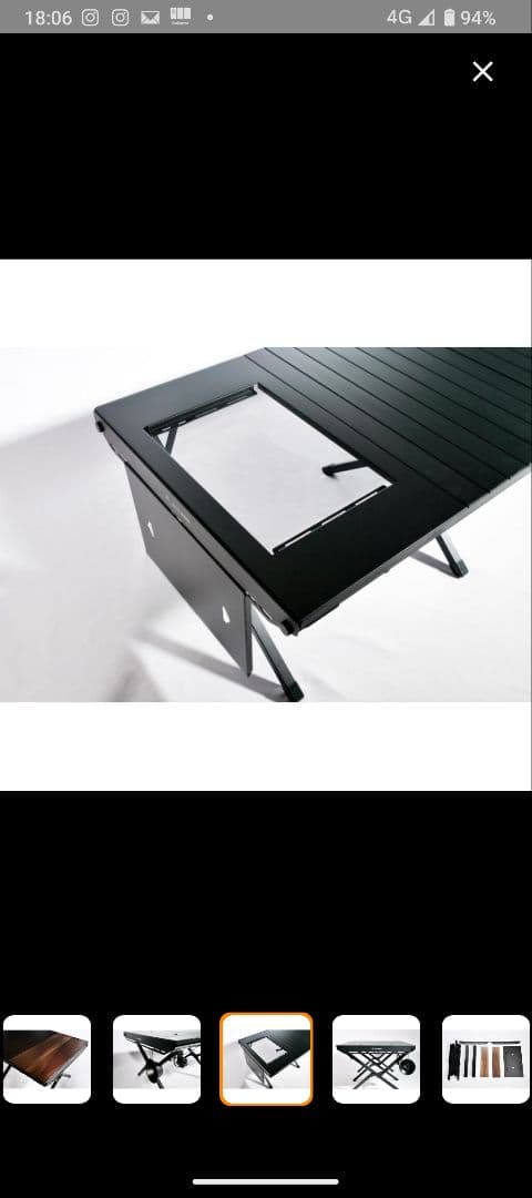 テーブル・チェア・ハンモック RATEL WORKS CAMP WOOD PANEL TABLE 120