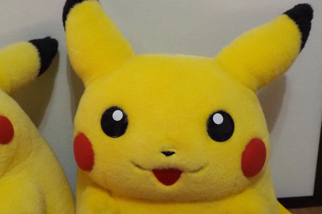 初期 ピカチュウ 等身大 レトロ 当時物 ぬいぐるみ　TOMY