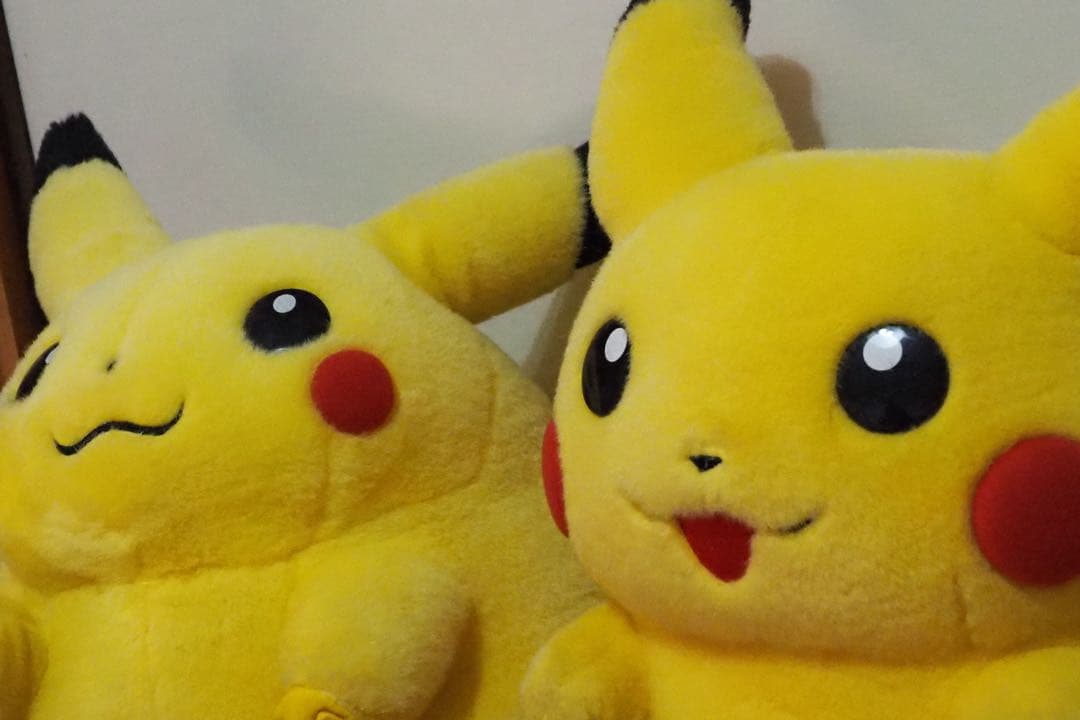初期 ピカチュウ 等身大 レトロ 当時物 ぬいぐるみ　TOMY