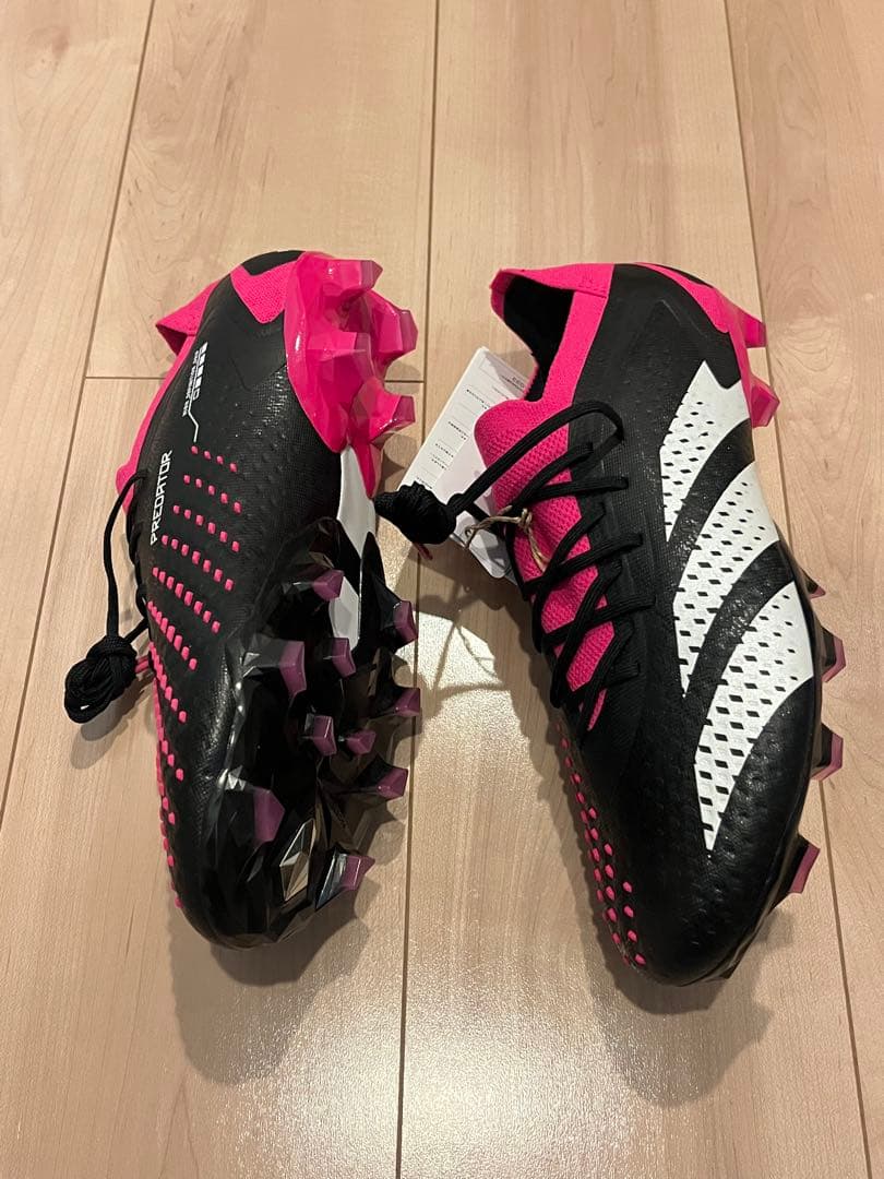 adidas Predator 26.0cm AG ブラック、ピンク