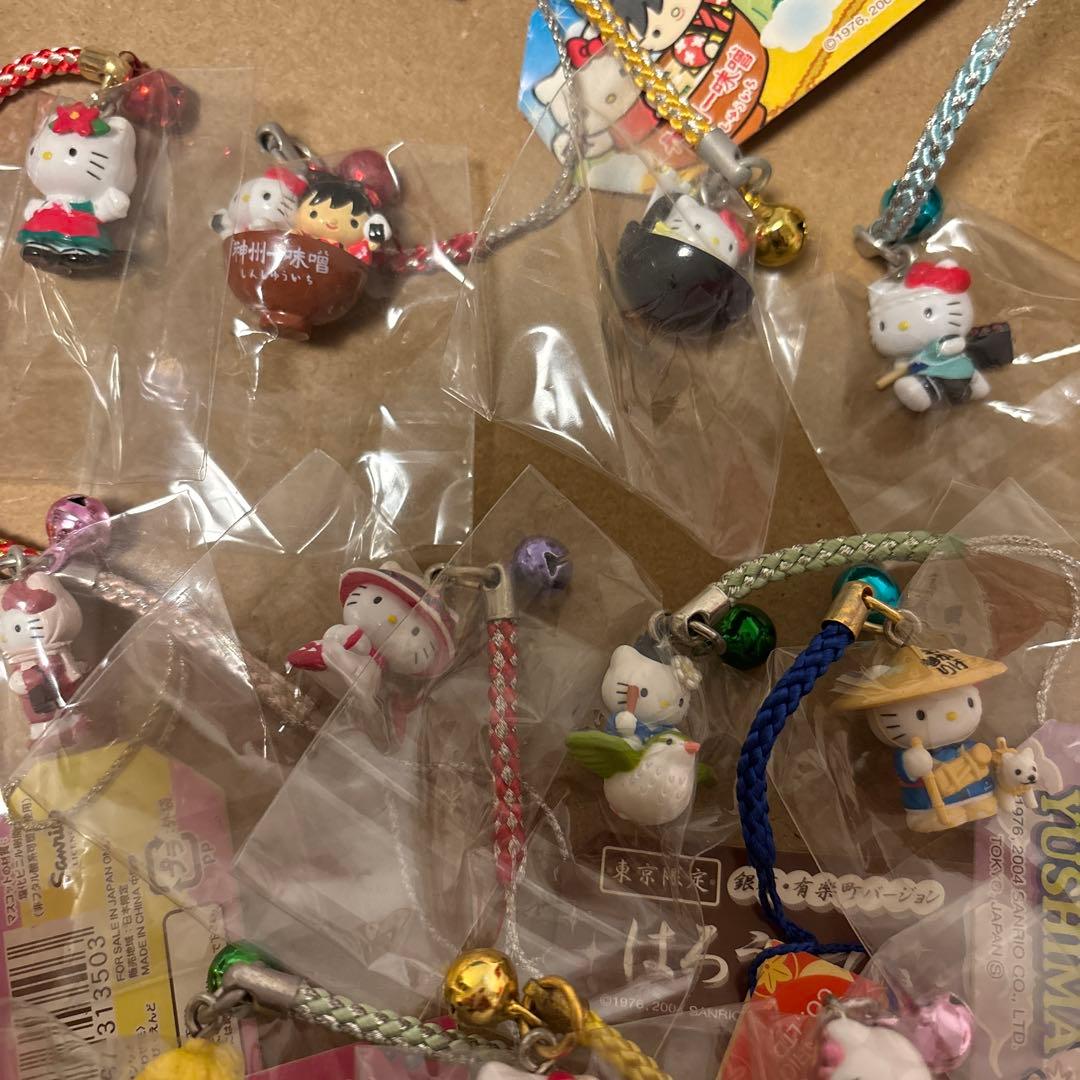 ご当地キティ　根付け　ストラップ　20個セット