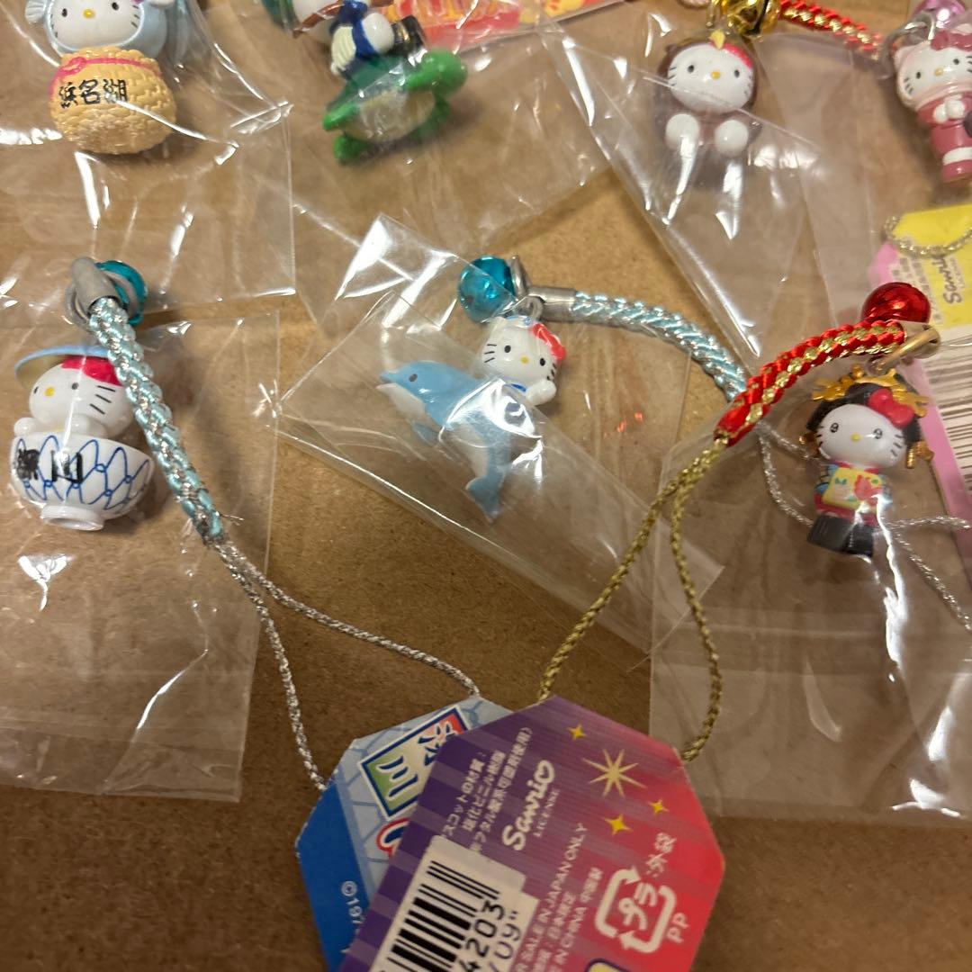 ご当地キティ　根付け　ストラップ　20個セット