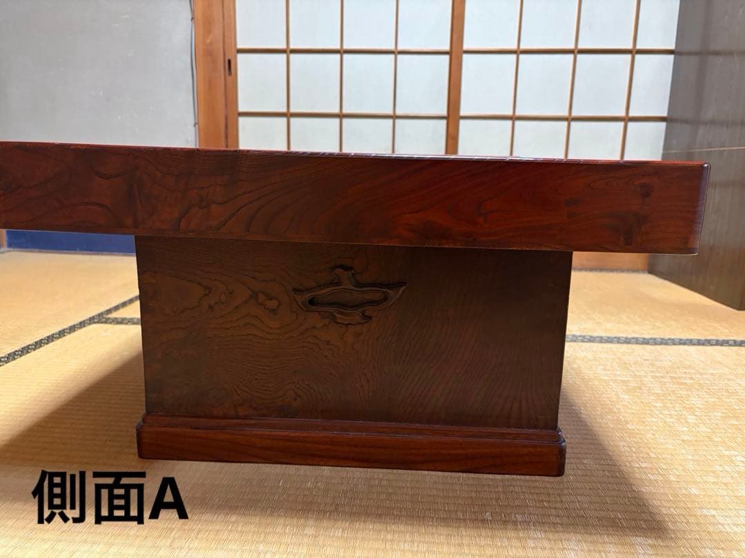 【未使用品】高級囲炉裏テーブル　古民家家具　工芸品　箱火鉢　座卓　送料込