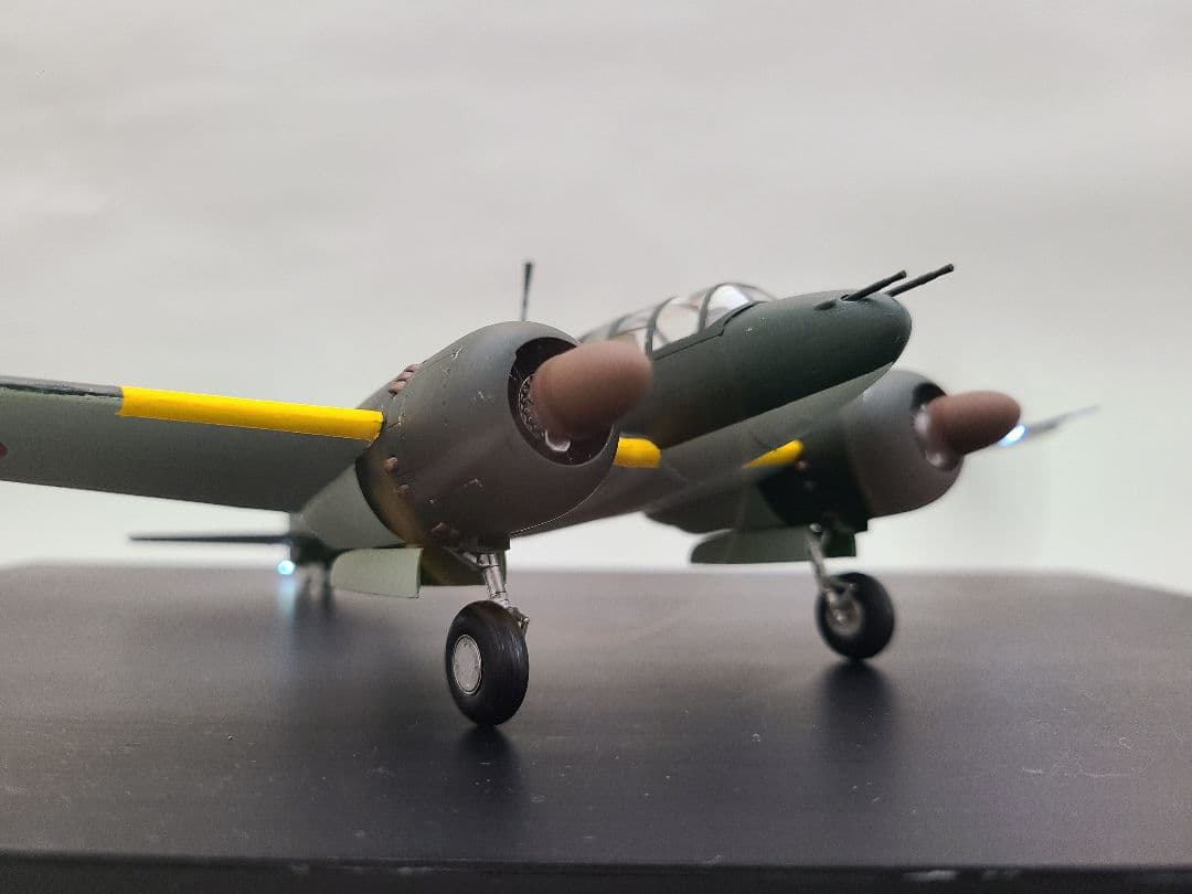 百式司偵3型改造防空戦闘機 キ46 リアルモーターライズ完成品