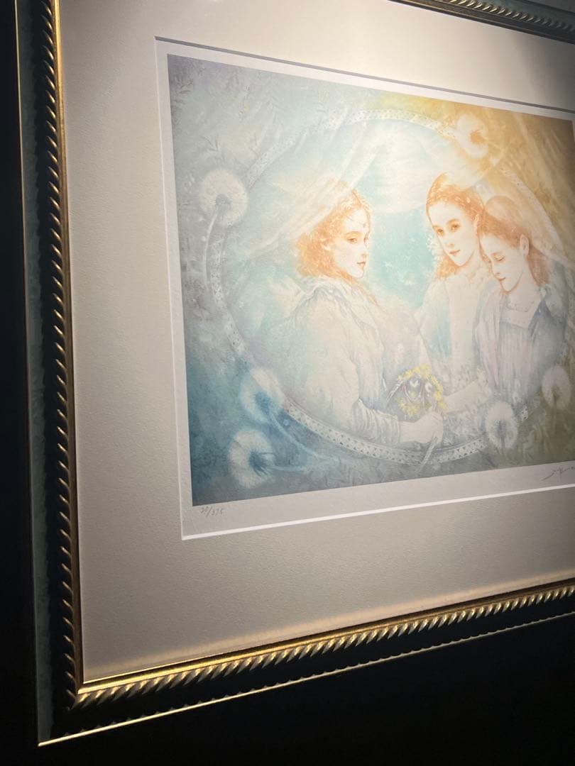 きたのじゅんこ【風が吹く時】lithograph