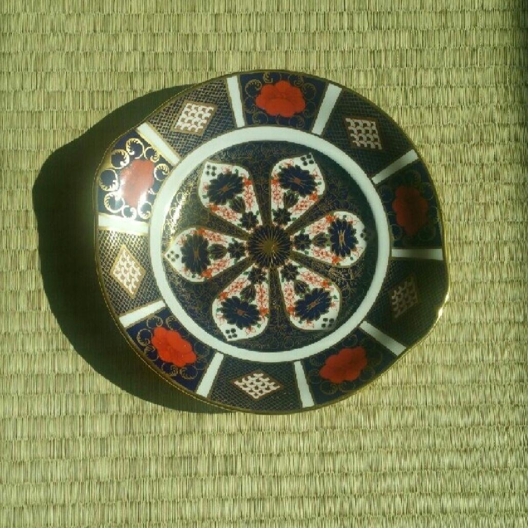 ロイヤルクラウンダービー　ケーキプレート　1128