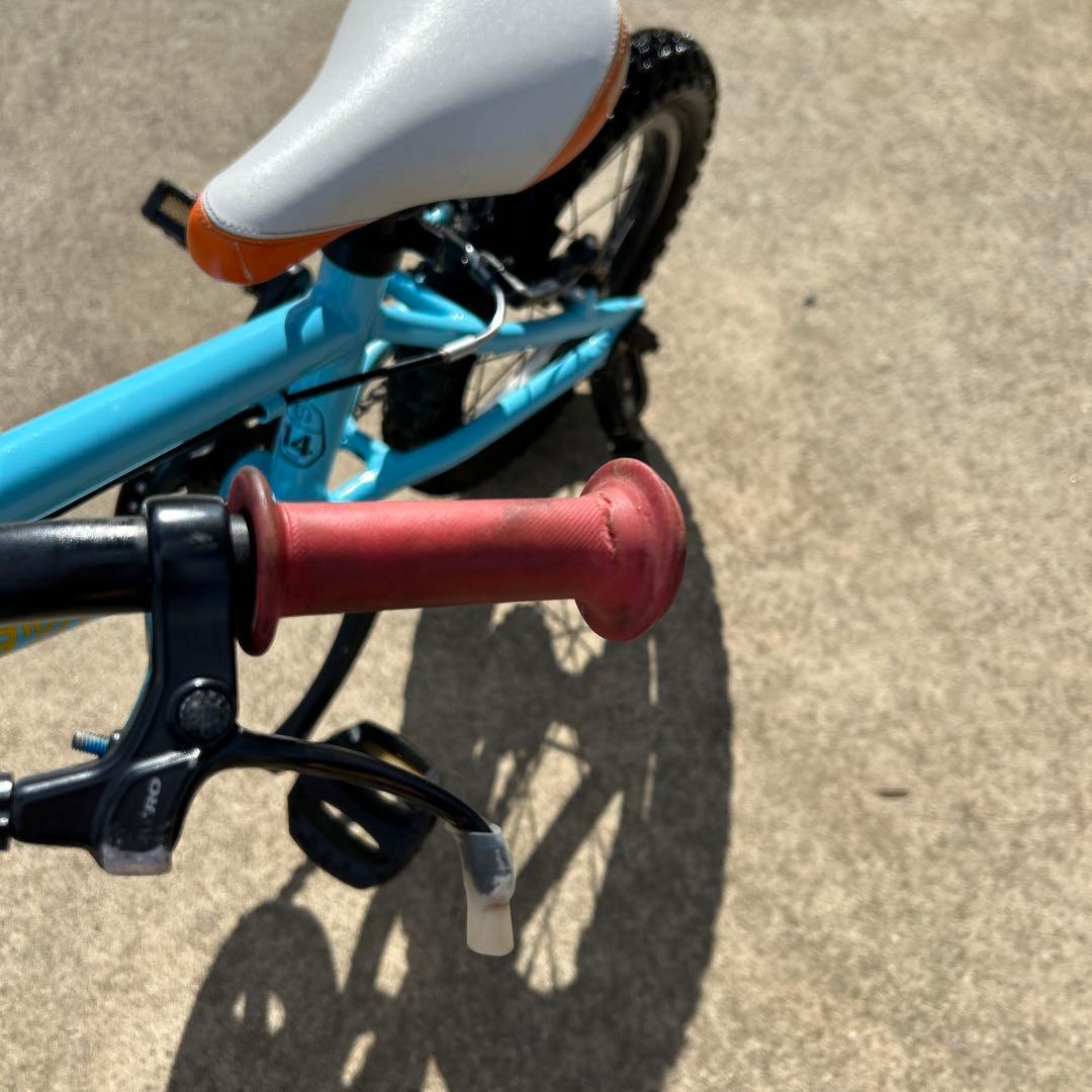 手渡し希望　千葉　ヨツバサイクル　14インチ　ラムネブルー