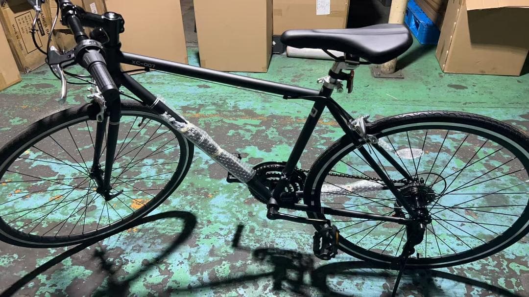 中古品 クロスバイク XC-007 ブラック