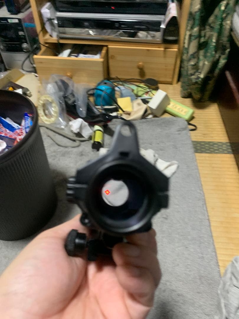 東京マルイ電動ガンAK47外装内部カスタムドットサイト付き PMC装備