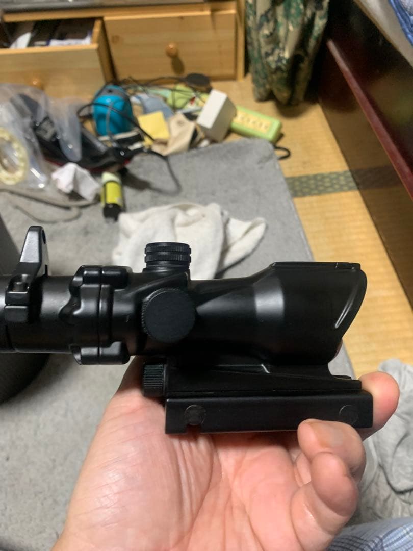 東京マルイ電動ガンAK47外装内部カスタムドットサイト付き PMC装備