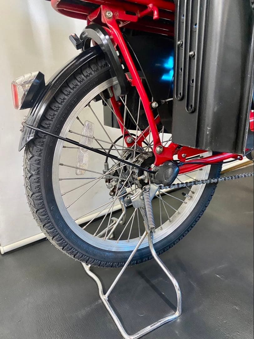 1年保証 新型　パナソニック　ギュットミニ　20インチ　赤色　電動アシスト自転車