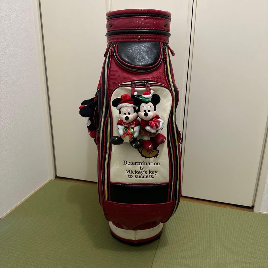 本日発送可能！ゴルフキャディバック　ミッキー　ヘッドカバー付きセット