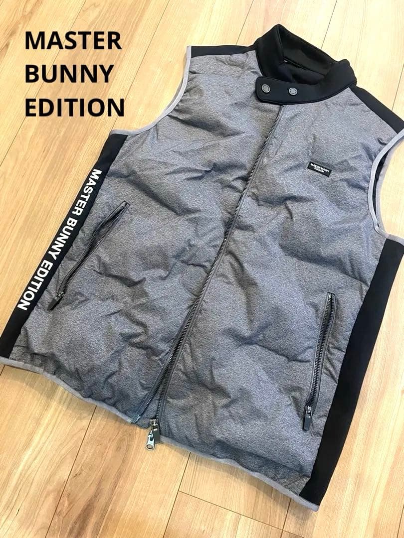 【美品】MASTER BUNNY EDITION ダウンベスト グレー ゴルフ