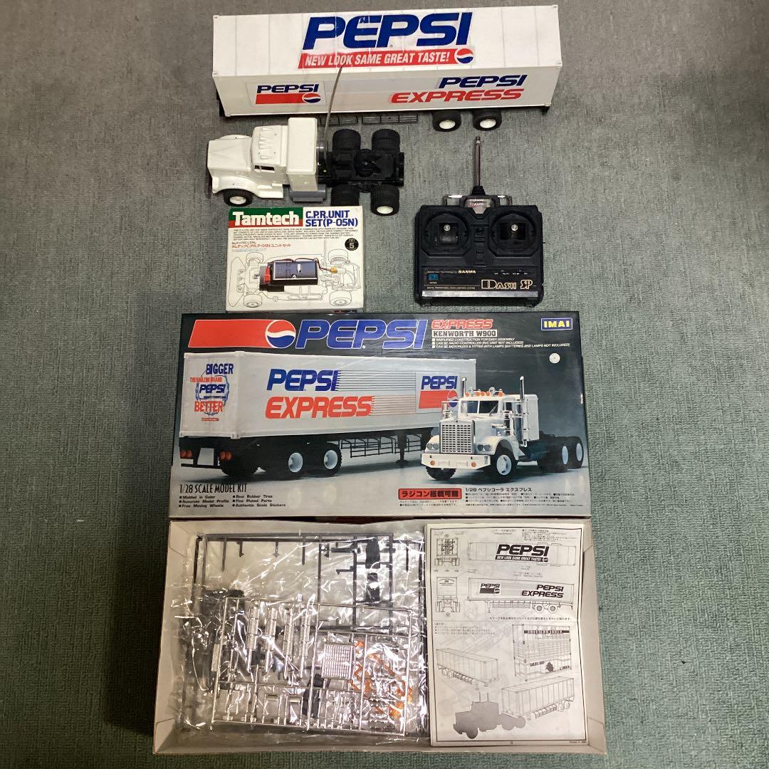 IMAI製1/28 ペプシコーラ・エクスプレストレーラー（タムテック仕様半完成）