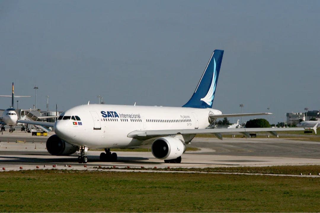 SATA航空 Aviationtag A310-300 CS-TGV 両面コンビ