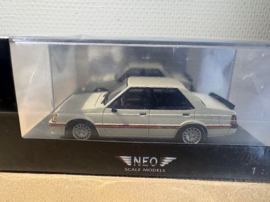 NEO スケールモデル ホワイト　三菱ランサーターボ1/43