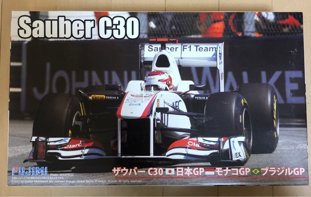 フジミ　フェラーリF2012 ザウバーC30プラモデル 1/20 おまけ付