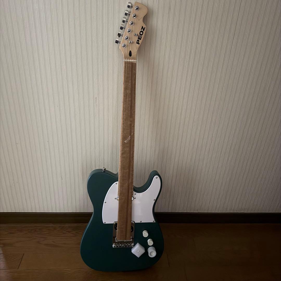 PEOZ スマートエレキギター 緑 メイプルネック【新品未使用】
