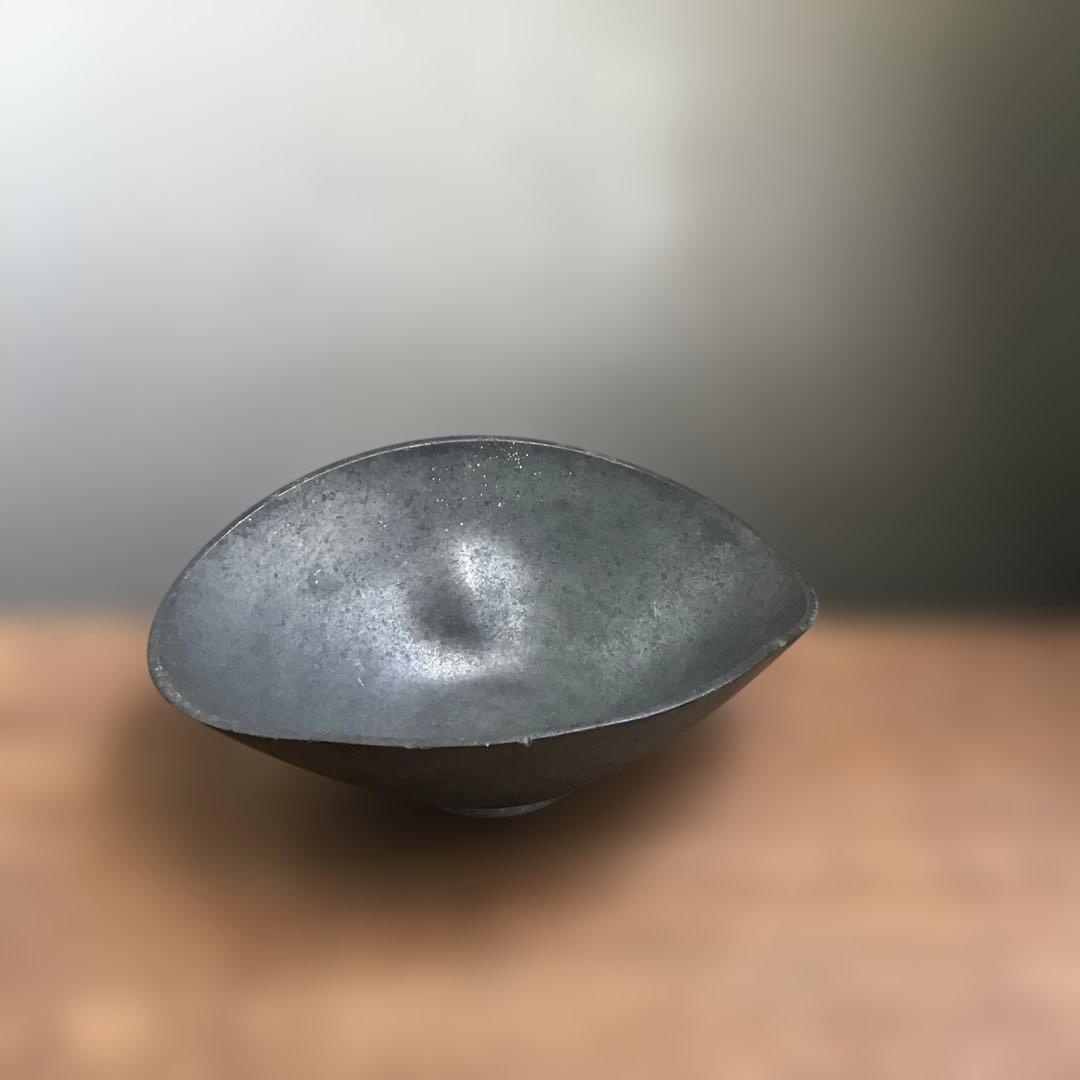 古金属製椀　錫製