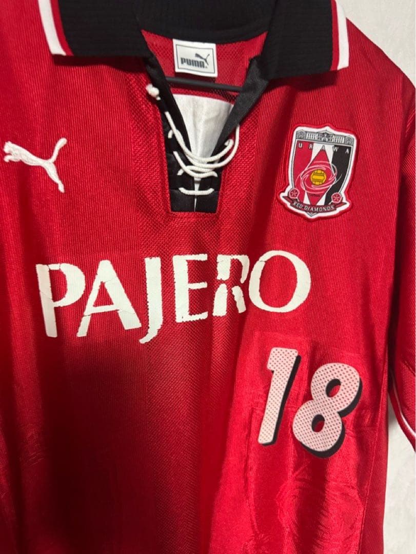 浦和レッズ 01-02 ユニフォーム PUMA XOサイズ 18 永井 雄一郎