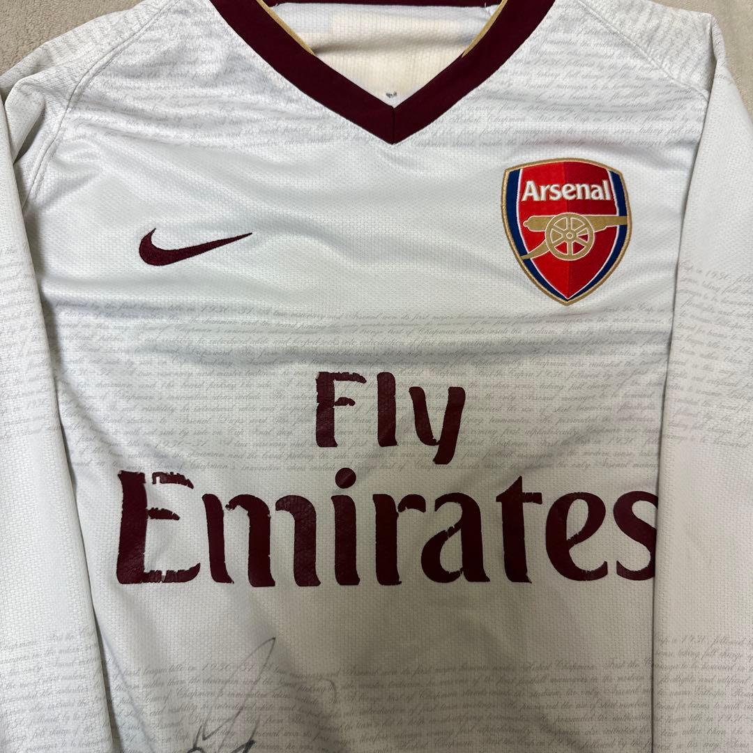 【現地購入】アーセナル arsenal サイン入り ユニフォーム